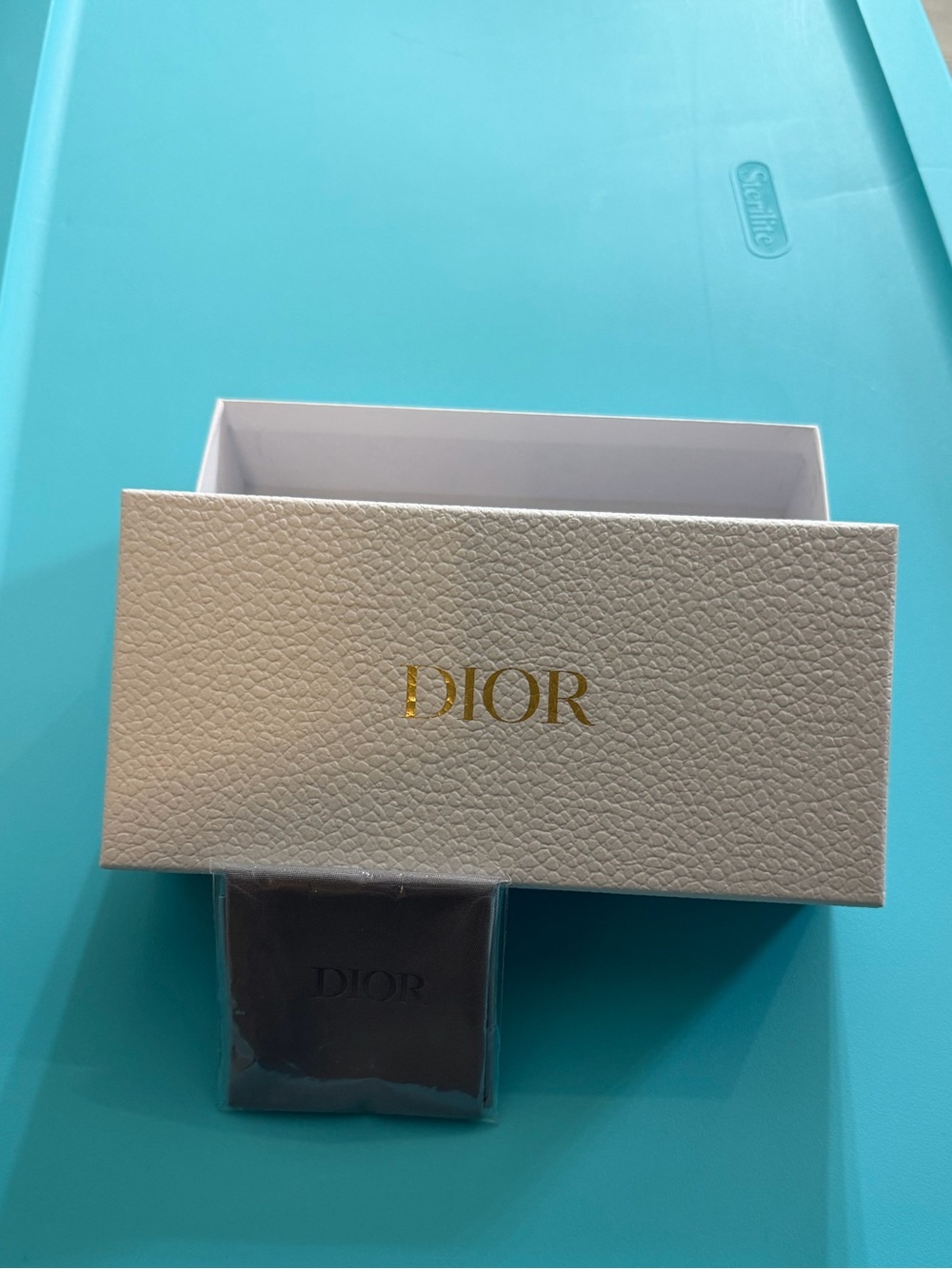 Dior Cream Box with Gold Logo